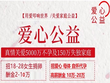 西林捐卵助孕生子 爱心志愿者招募